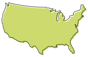 United States map.